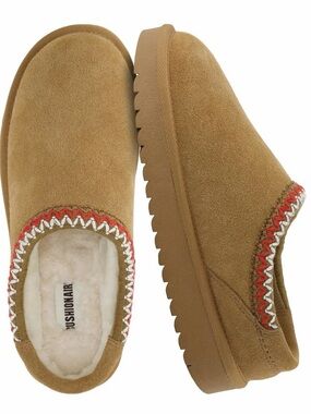 CUSHIONAIRE Women's Keto Slip-On Suede Mule Slipper